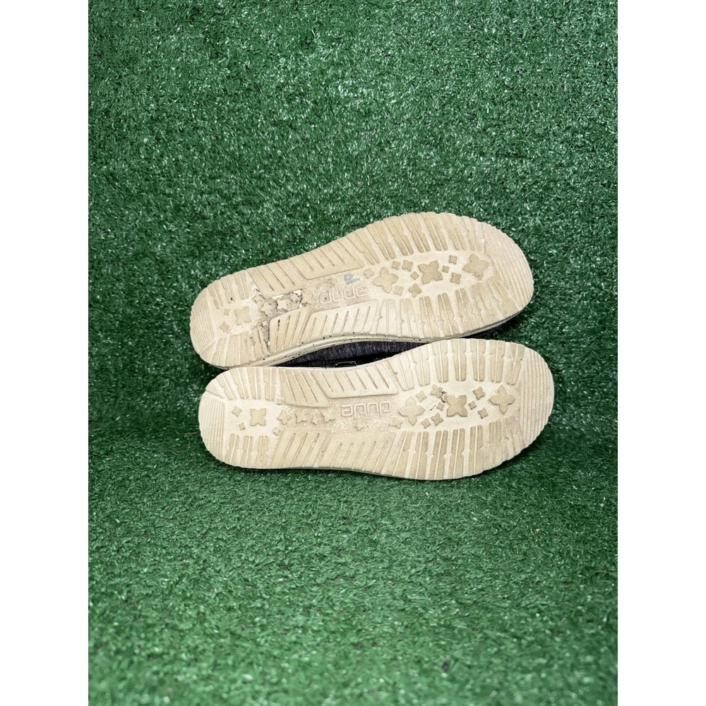 Hey Dude Shoes Boys Size‎ 4 Womens Size 5 Wally Blue Slip On Comfort Sneakers - Picture 8 of 9